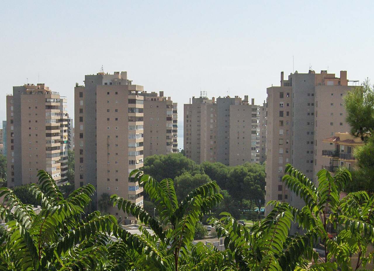 Torres de apartamentos de Playamar, en Torremolinos